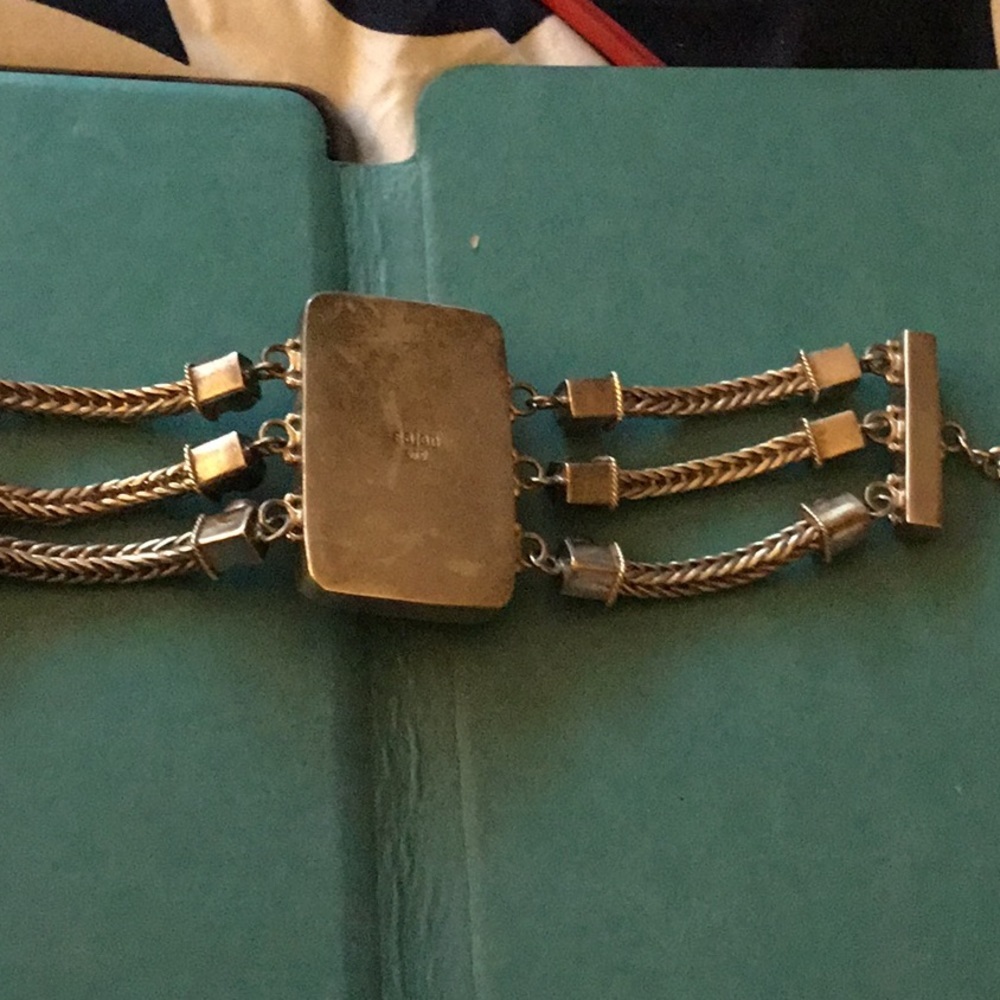 ❤️Vintage Sterling Silver Amethyst Bracelet EUC - Picture 7 of 9